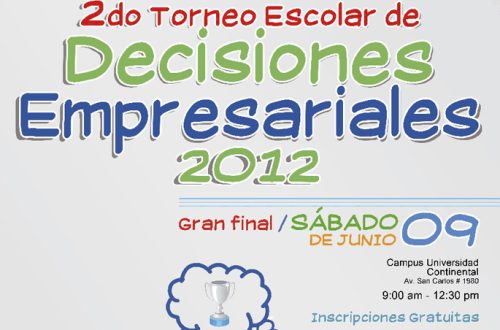 2do Torneo Escolar de Decisiones Empresariales 2012